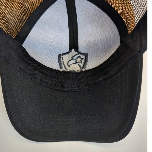 USCCA Mesh Snapback Hat Baseball Cap Trucker Black Concealed Carry Association - Picture 4 of 4